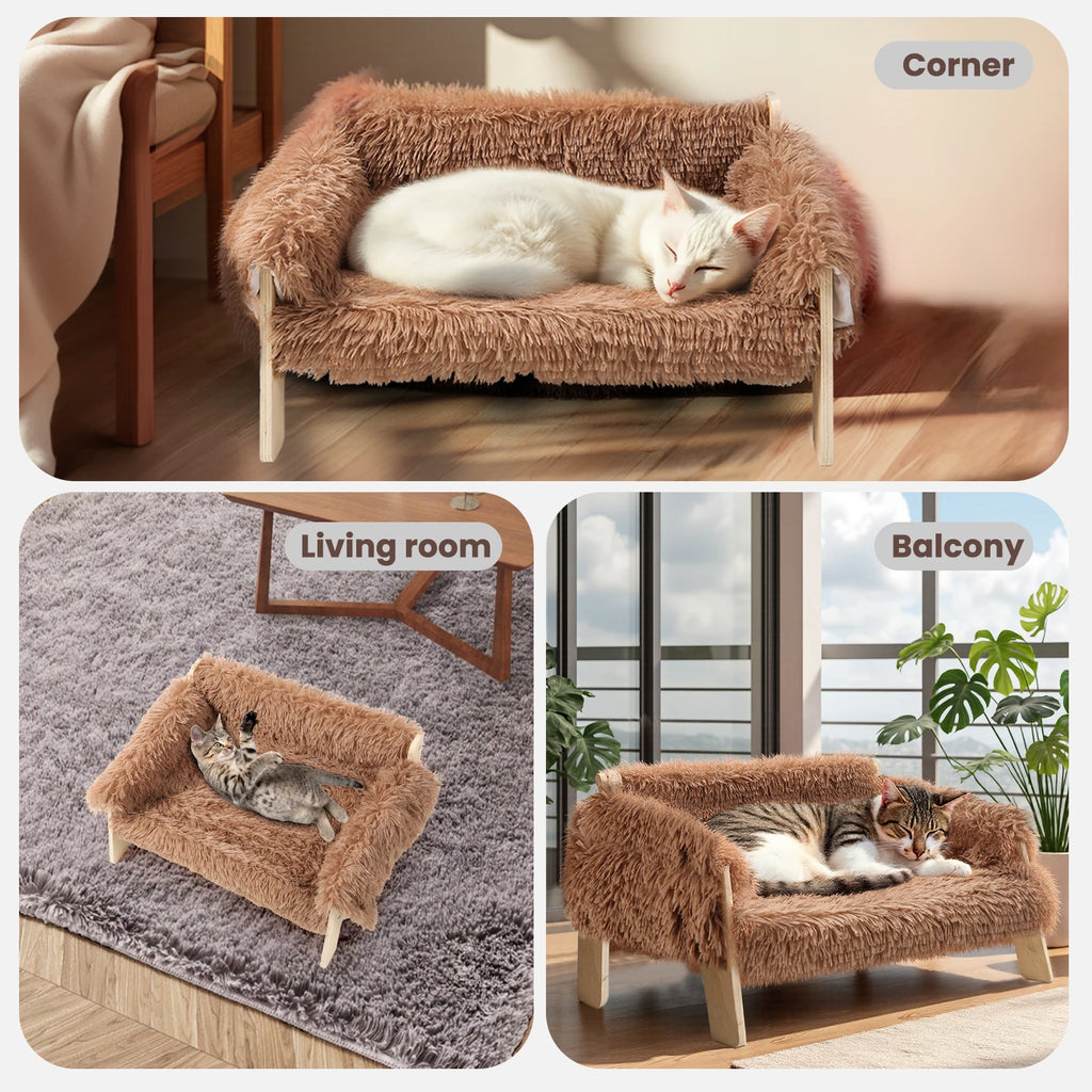 Large Soft Cat Couch