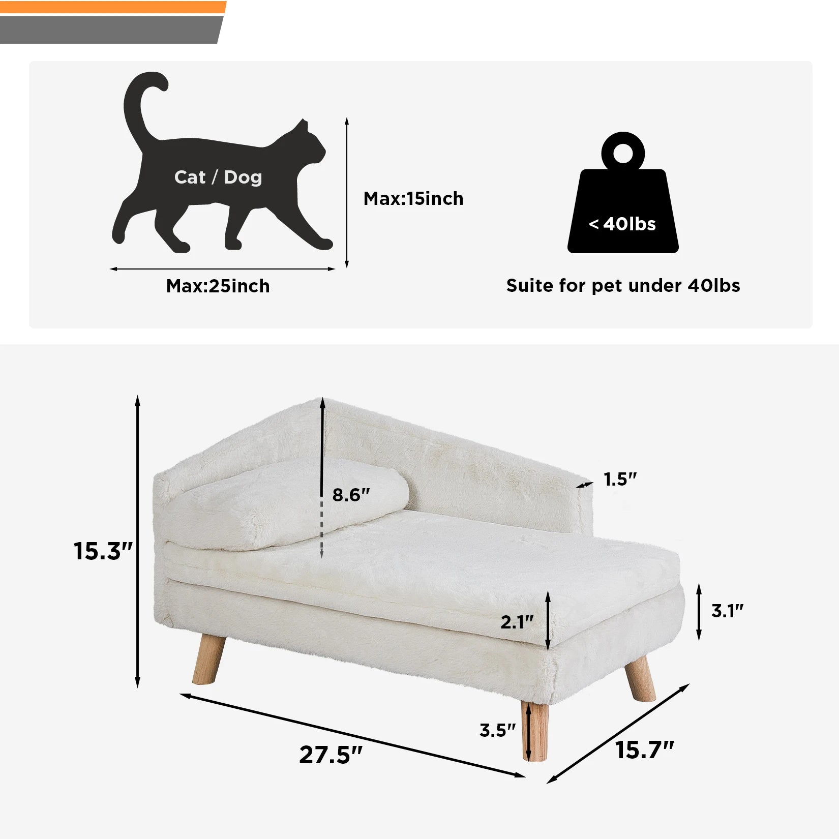 Purrfect Cat Sofa & Bed minimalist design