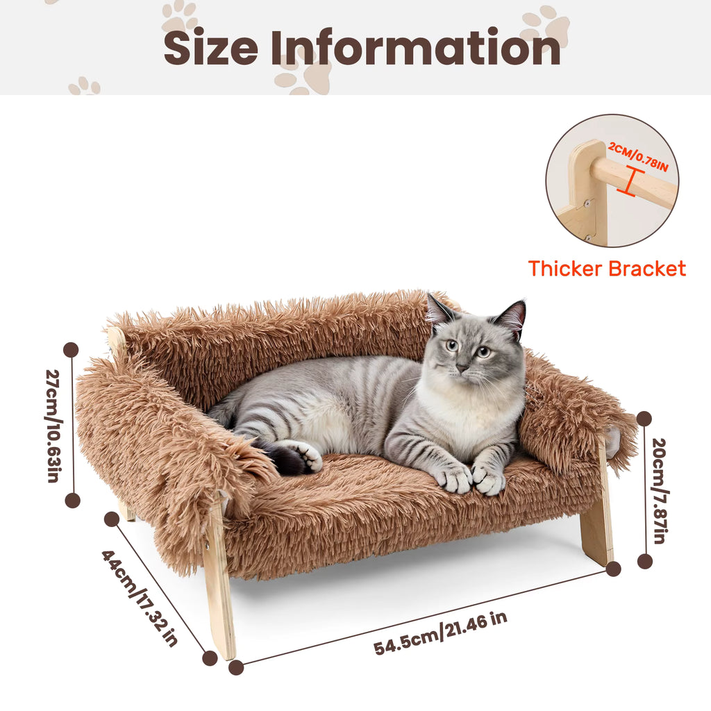Large Soft Cat Couch